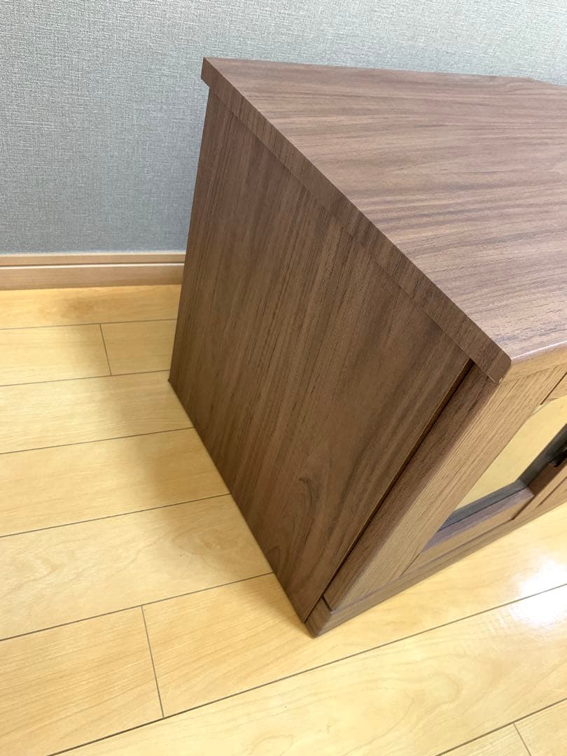 ブラウン木製テレビ台 収納家具　ローチェスト　棚