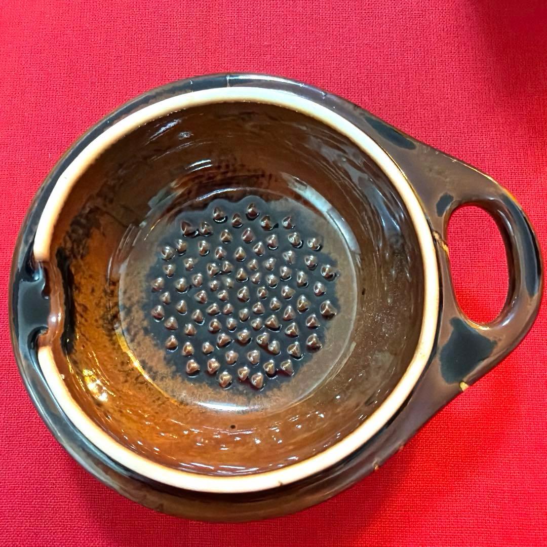 金彩　陶悦窯　悦山黒吹金地紋　蓋付き茶碗蒸し　金彩豪華No.5-32