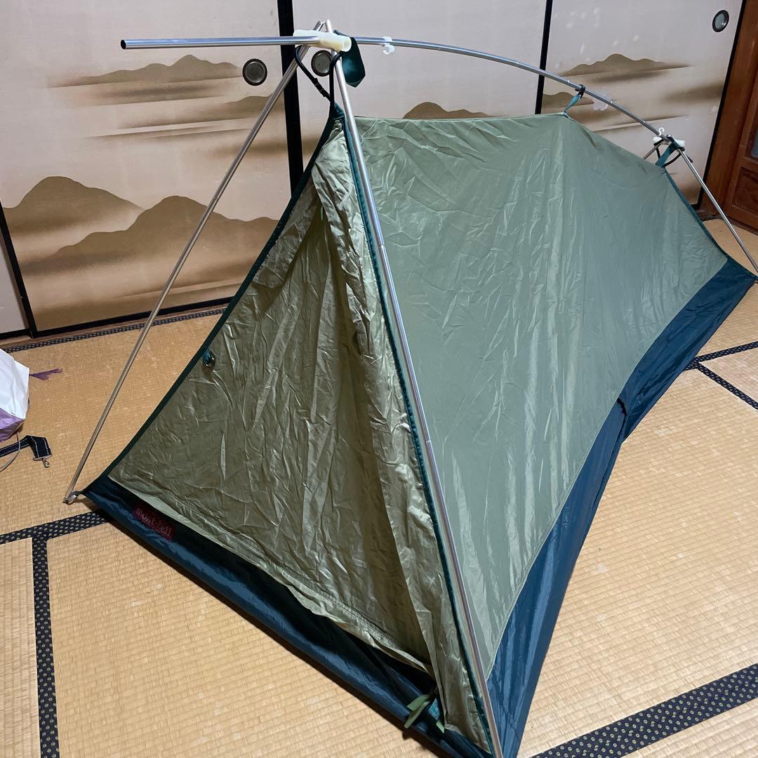 【旧型】モンベル　ムーンライト1型　アイボリー　 ソロキャン　テン泊