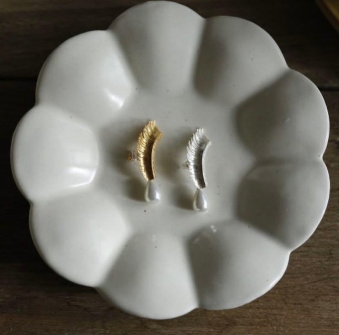 新品 Mirit ピアス single eyelash pearl ミリット