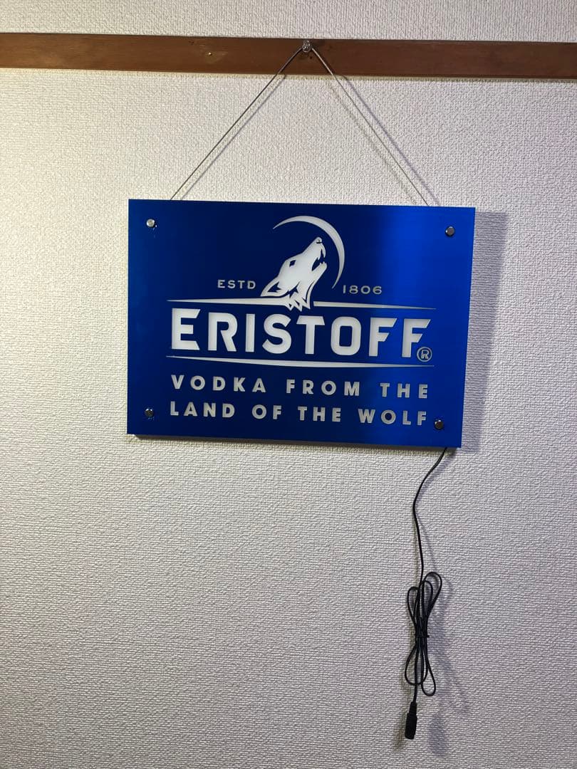 Eristoff LEDバックライトサイン