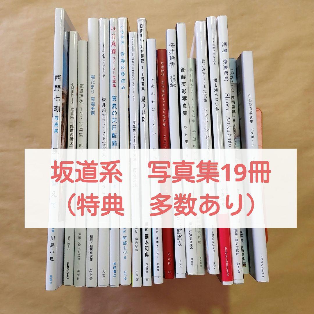 【特典付き多数】 乃木坂　欅坂　その他坂道系　写真集　まとめ売り　19冊