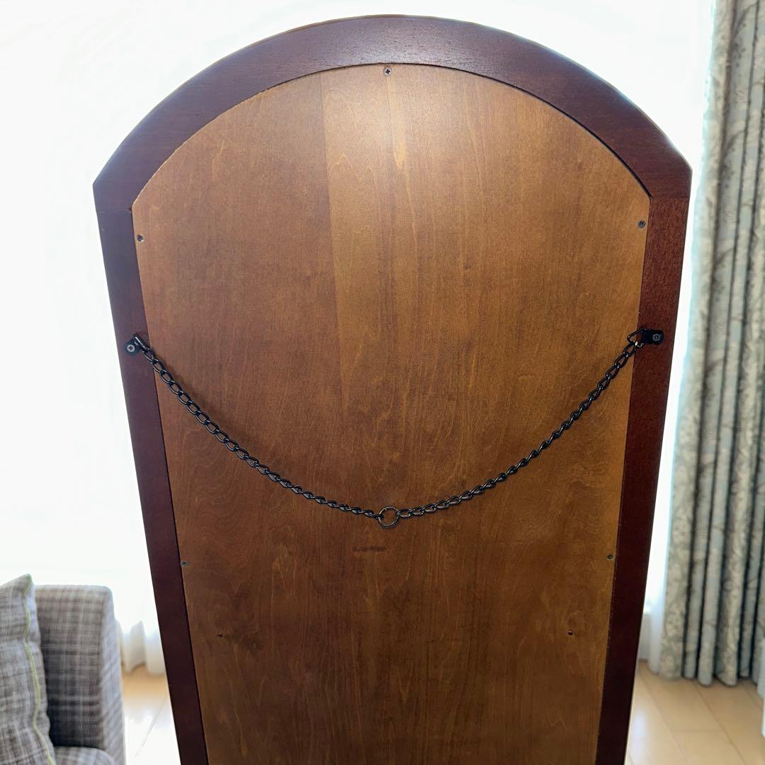 全身鏡　姿見　木製スタンドミラー　壁掛け　高さ150cm 送付込み