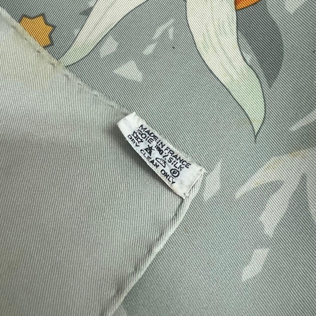 エルメス　カレ90 スカーフ　オレンジの木の下で