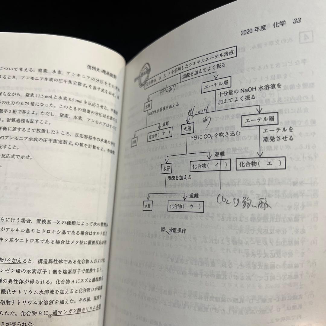 信州大学　理系　医学部　前期日程　2012年～2020年 9年分　赤本