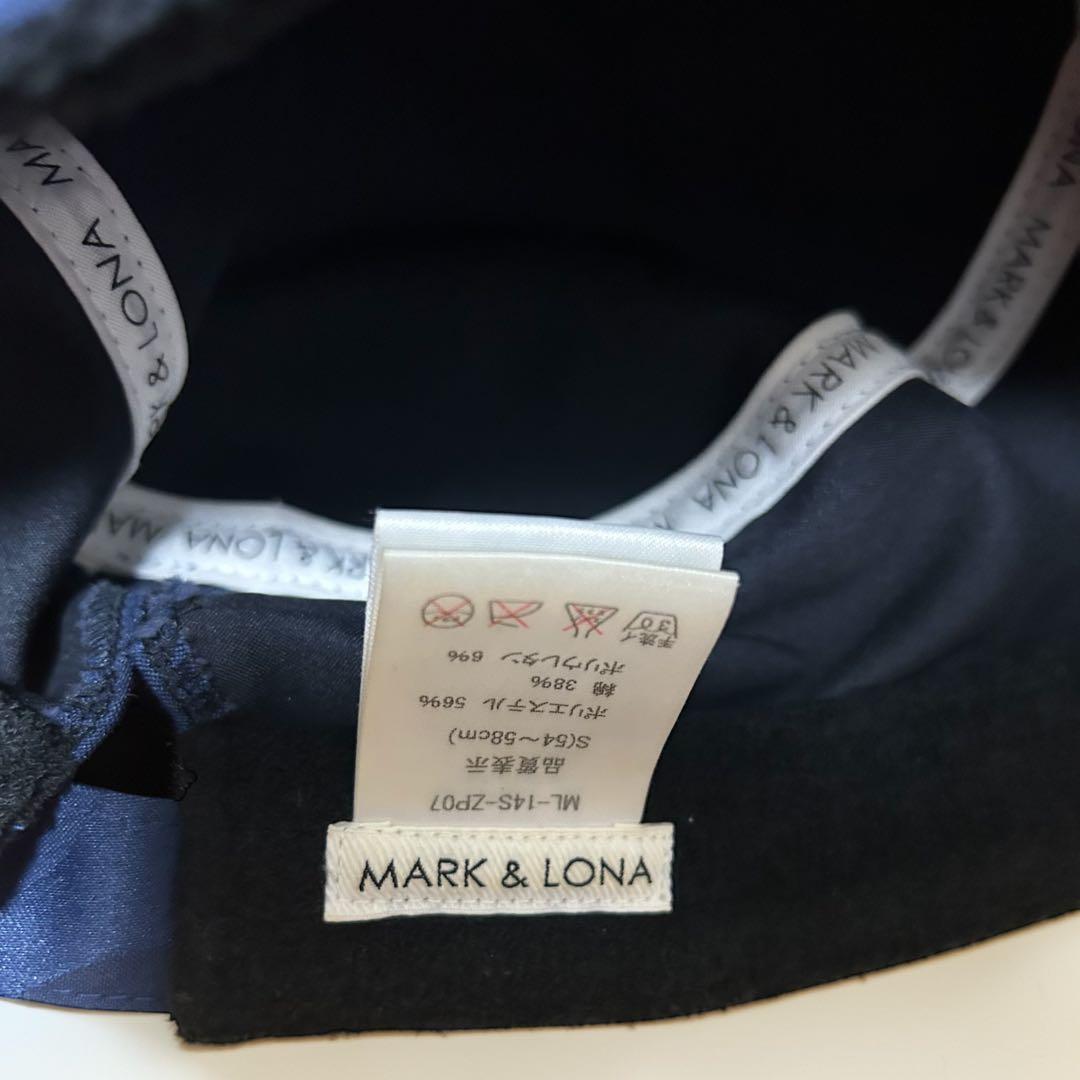 美品MARK&LONA マークアンドロナ キャップ カモフラ ネイビー系ゴルフ
