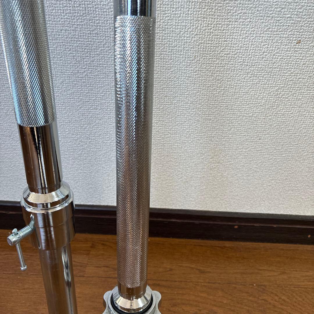 【送料込】バーベルシャフトアイロテック28mm 160cm、120cm2本セット