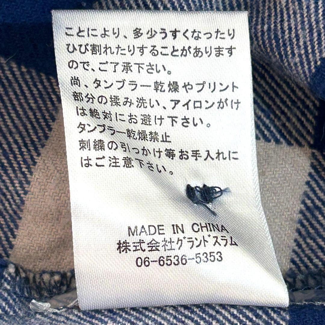 grand ground グラグラ 大人サイズ ネルシャツ ギンガムチェック M