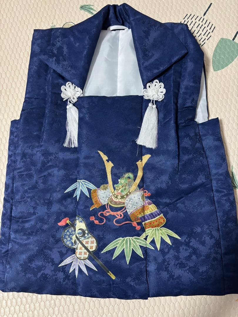 七五三 着物一式 青色刺繍付き