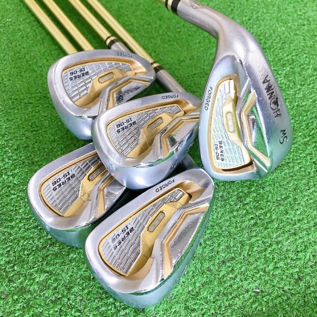 チ94★★左利き用HONMA BERES IS-06 5本アイアンセット
