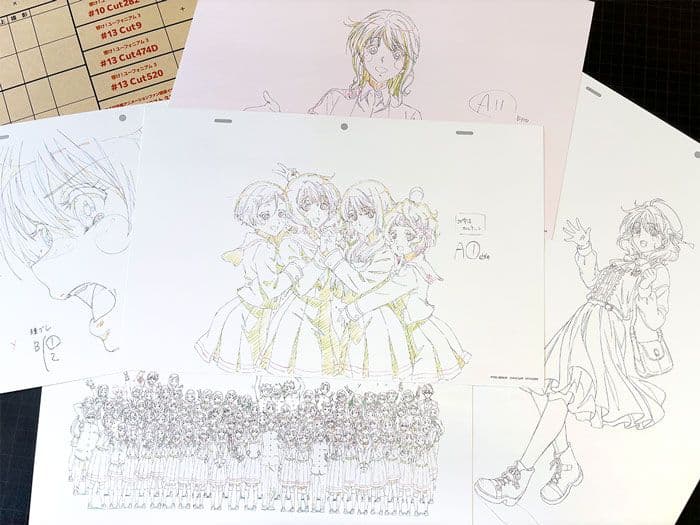 京アニのセカイ展 限定複製原画3セット ユーフォ゙ニアム ３缶バッジ 5個セット
