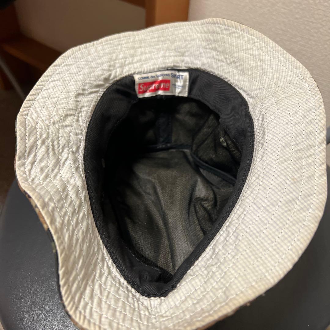 Supreme コムデギャルソン迷彩 バケットハット