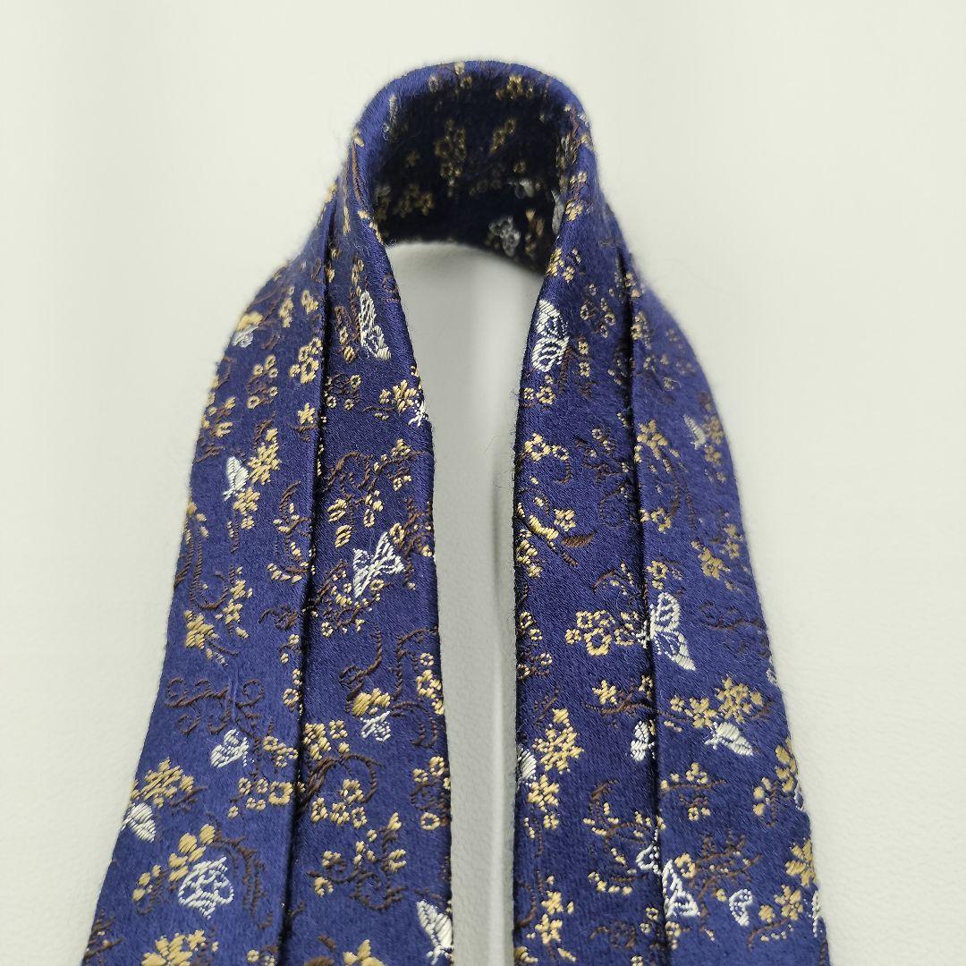 美品　現行　ポールスミス　ジャガード　バタフライ　蝶々　花柄　刺繍　総柄　光沢