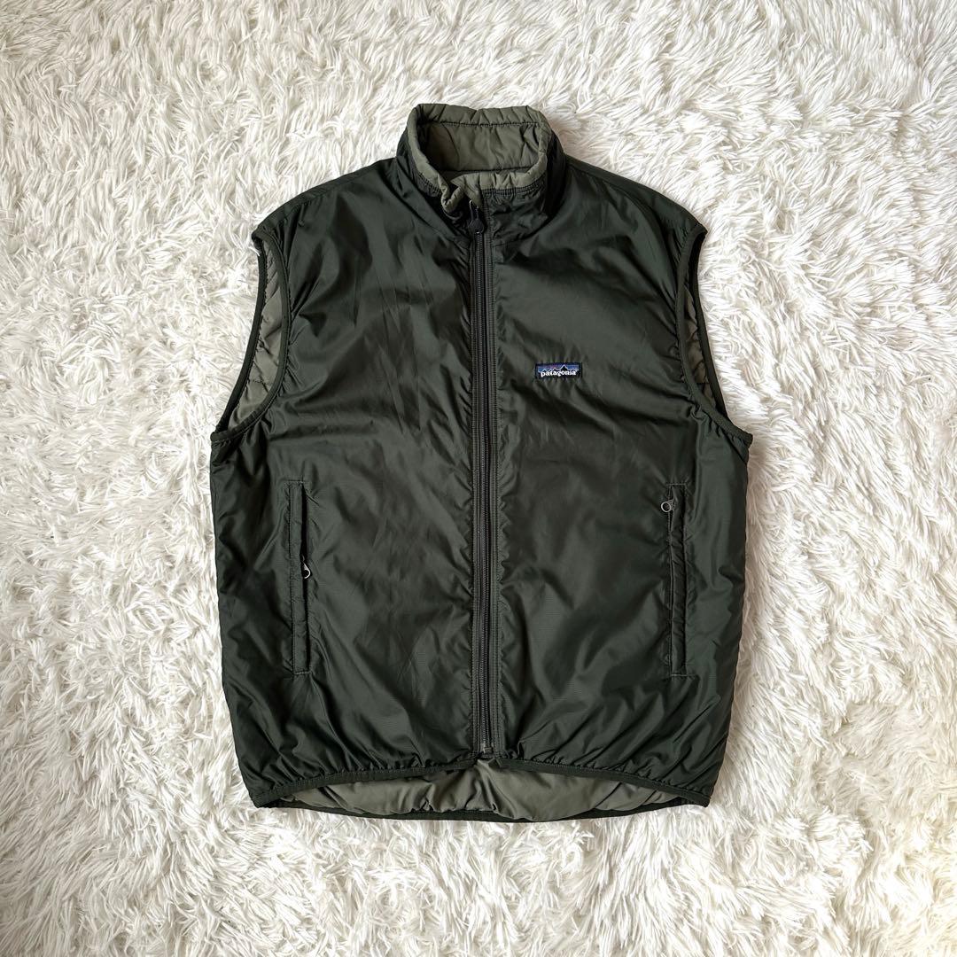 Patagonia パフボール ダウンベスト グリーン カーキ Mサイズ