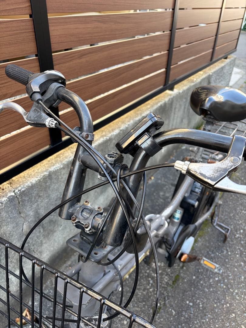直接引き取り　パナソニック　Panasonic 電動自転車　ez マットグレー
