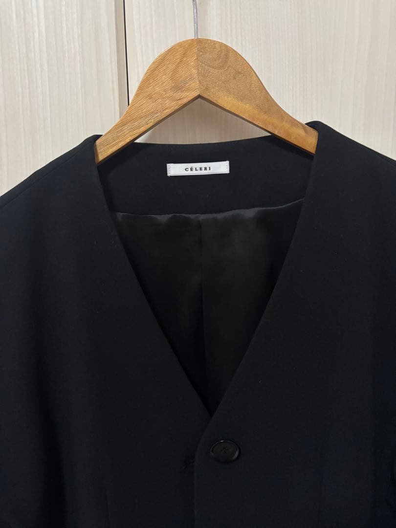 (完売品)Deuxieme Classe CELERI ノーカラー ジャケット