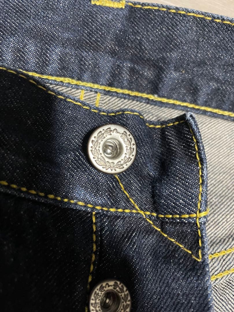 サイズ32 虎 金刺繍 青耳 1930 美品 濃紺 エヴィス エビス
