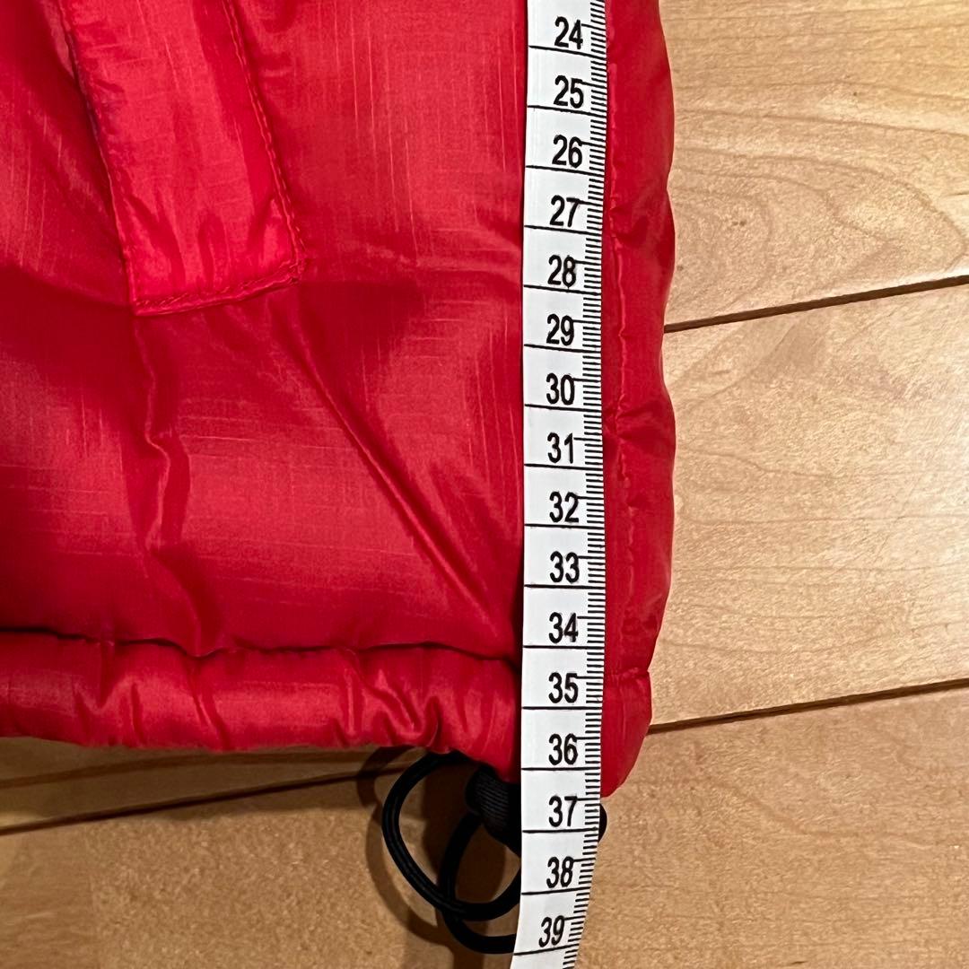 THE NORTH FACE ヌプシ ダウンベスト 赤黒【XL】 NF004AM