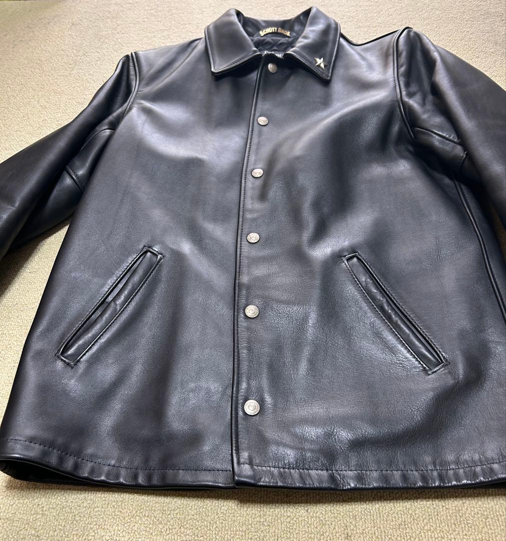 Schott ワンスターレザーコーチジャケット