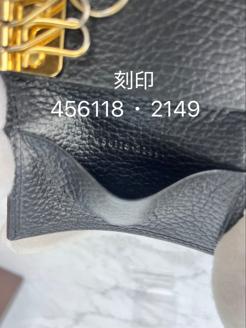 GUCCI キーケース グッチ メンテナンス後未使用！　検）ヴィトン エルメス