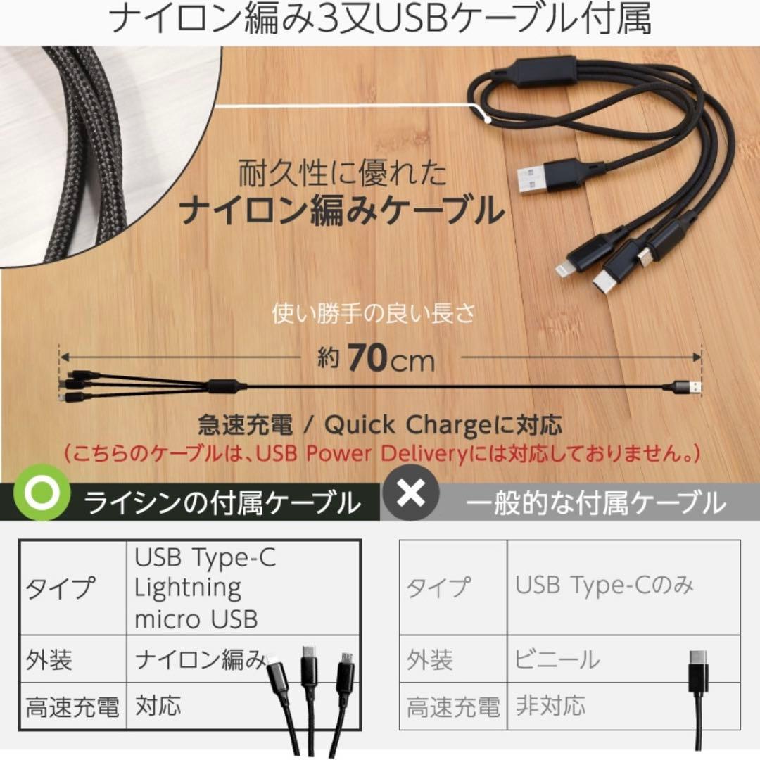 【新品・未開封】Lysin LEDランタン 12000mAh ブラック