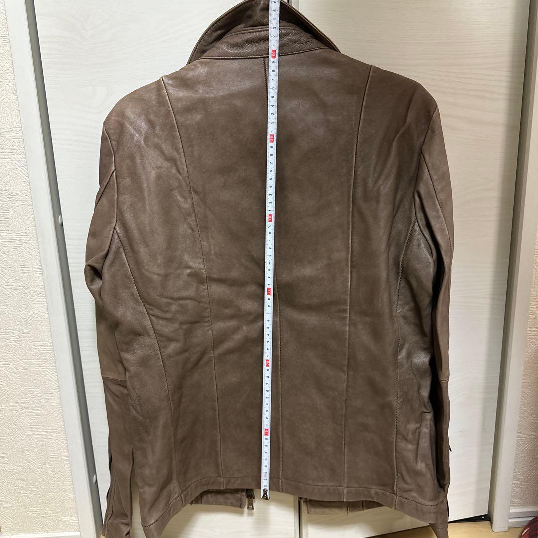 EPoca Uomo レザージャケット ITL 46 ブラウン
