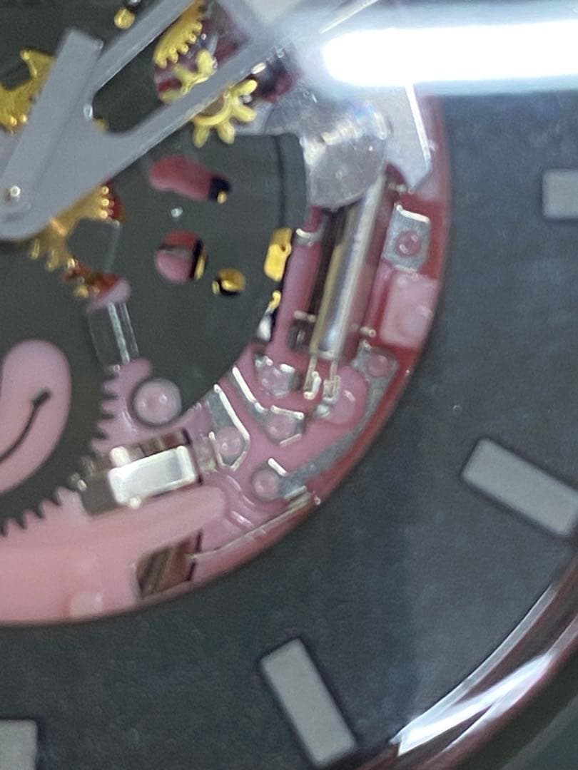 【WR】Swatch ピンク SB05P100 MISTY CLIFFS稼動品