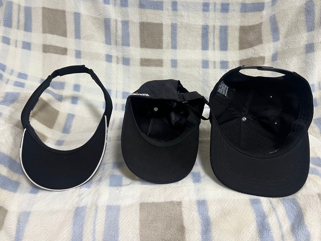 釣研 キャップ サンバイザー セット