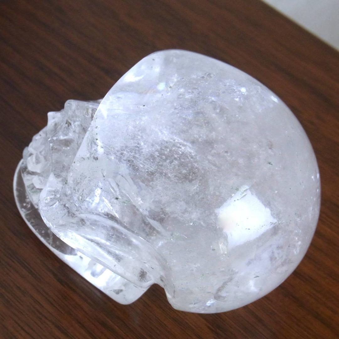 ネパール ヒマラヤ水晶製 ドクロ水晶 スカルクォーツ 箱付き 337g