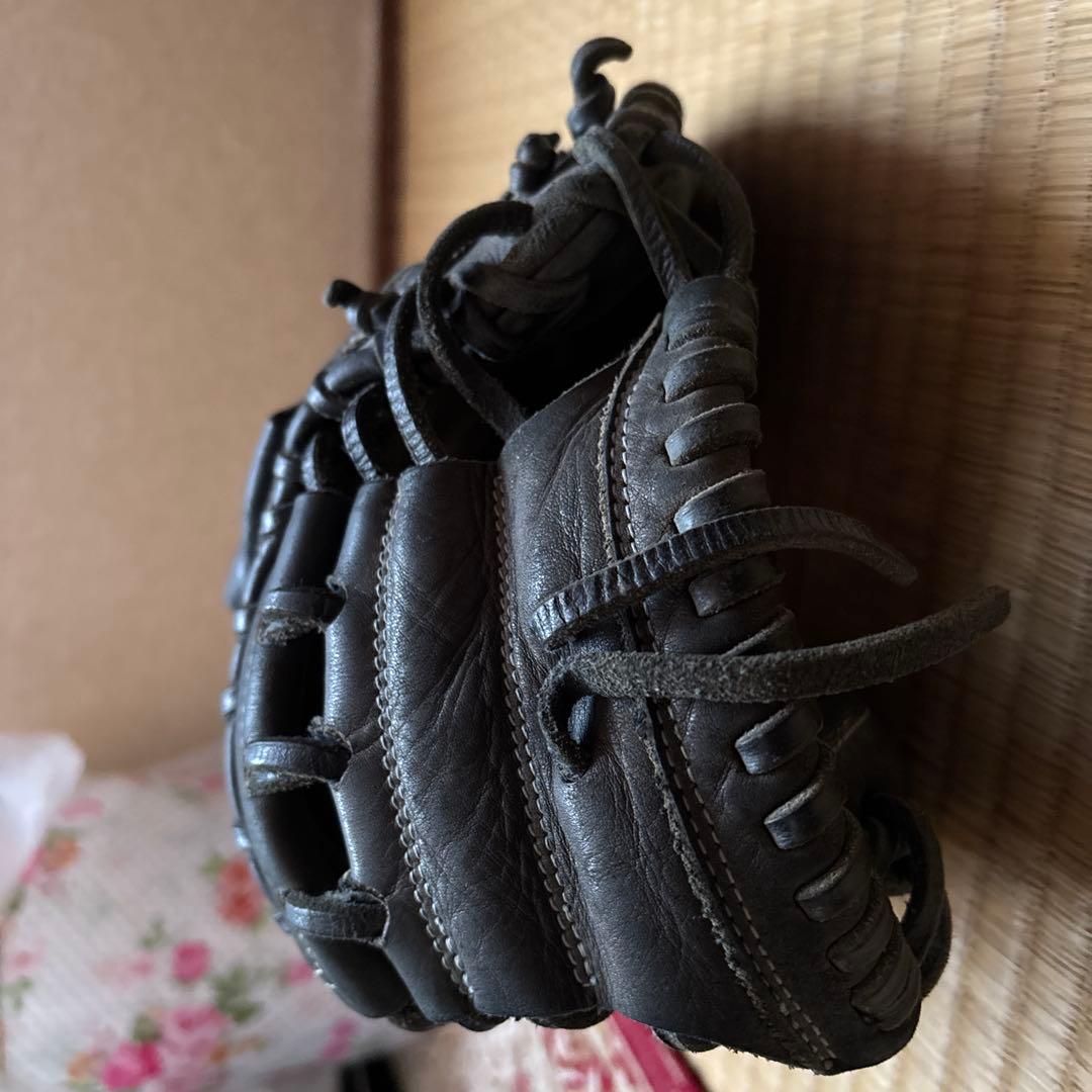 か*か様 Mizuno ブラックキャッチャーミット(大人用)