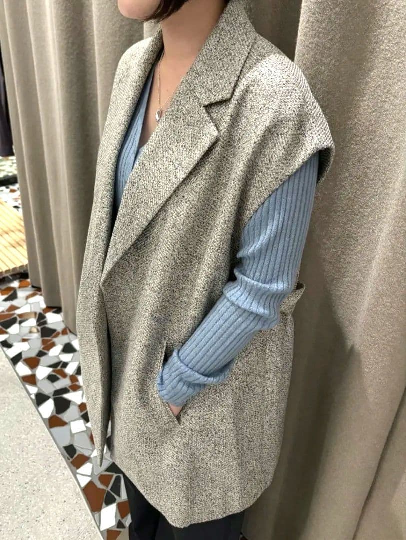 momotaro　今期　IENA NAVY ツイードジレ