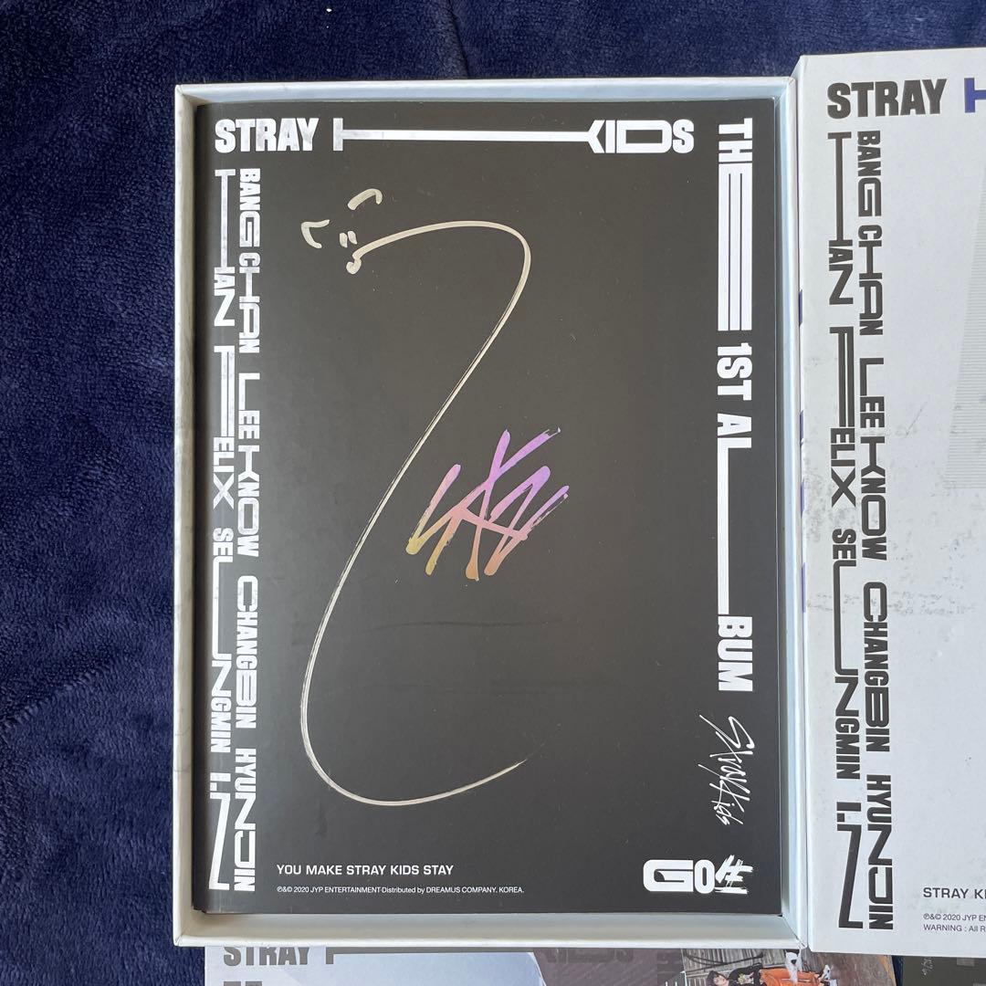 スキズ stray kids go生 サイン アルバム mwave トレカ付き