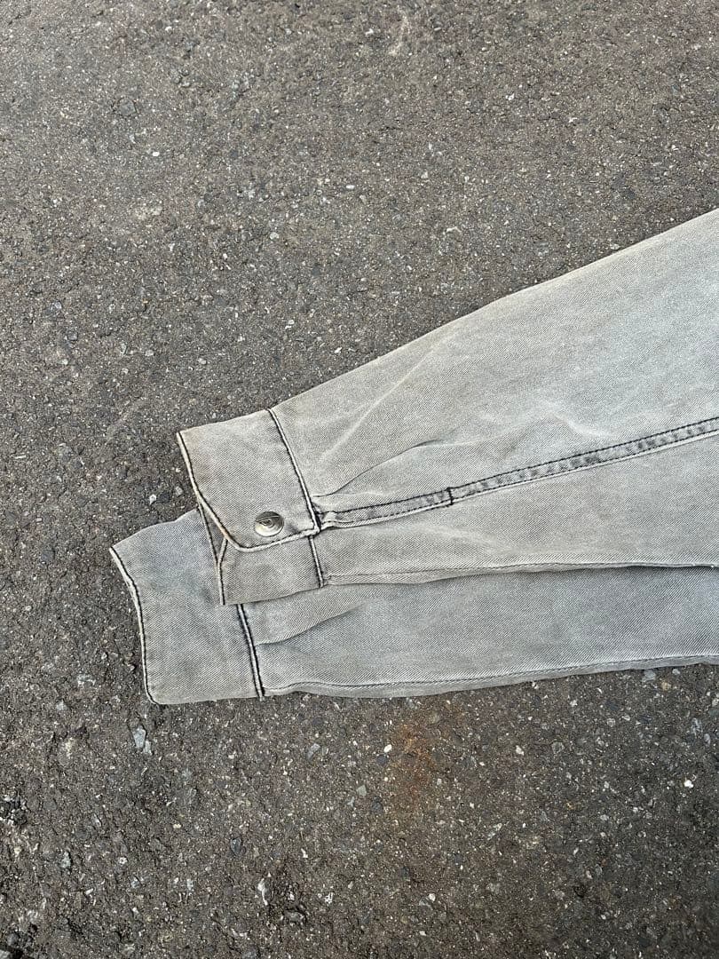 80s USA製 QUIKSILVER クレイジーパターン デニム ジャケット