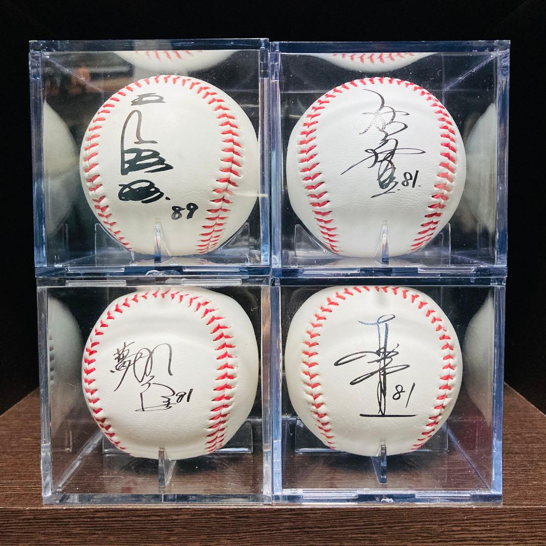 SoftBank HAWKS ソフトバンクホークス 歴代監督サインボール 4個