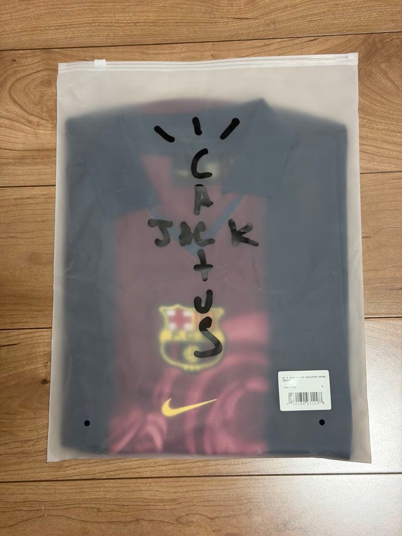 S】Travis Scott Nike FC Barcelona サッカーシャツ
