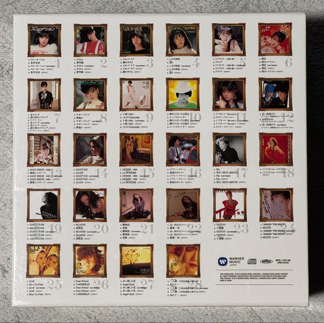 中森明菜 シングルスボックス 1902-1991（美品）