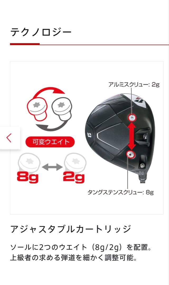 【ブリヂストン】B-Limited BX1★TOUR 9.0° 青ベンタス6X