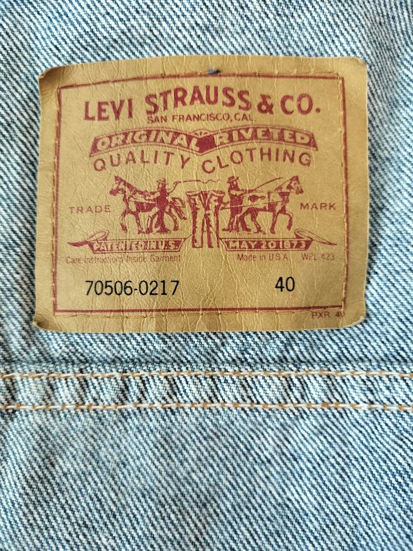 LEVI'S USA製 デニムジャケット 70506 サイズ40