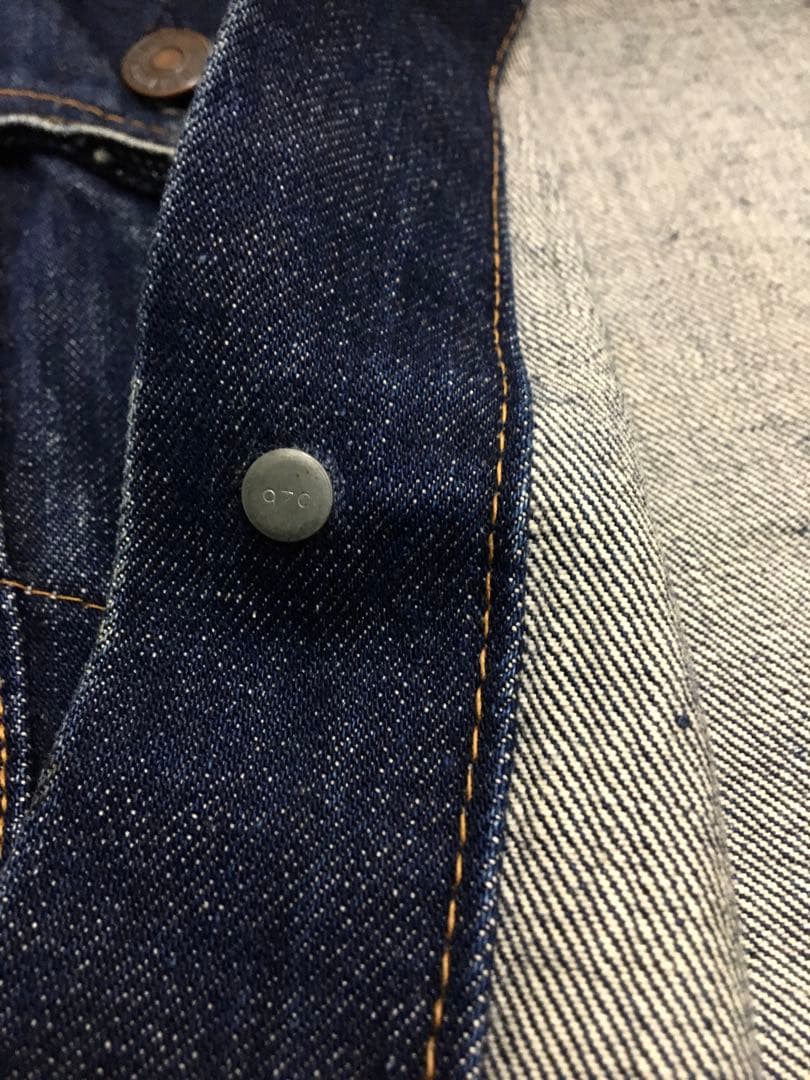 【2.3WASH】真紺 ビッグE 42-40 70505 60年代 リーバイス