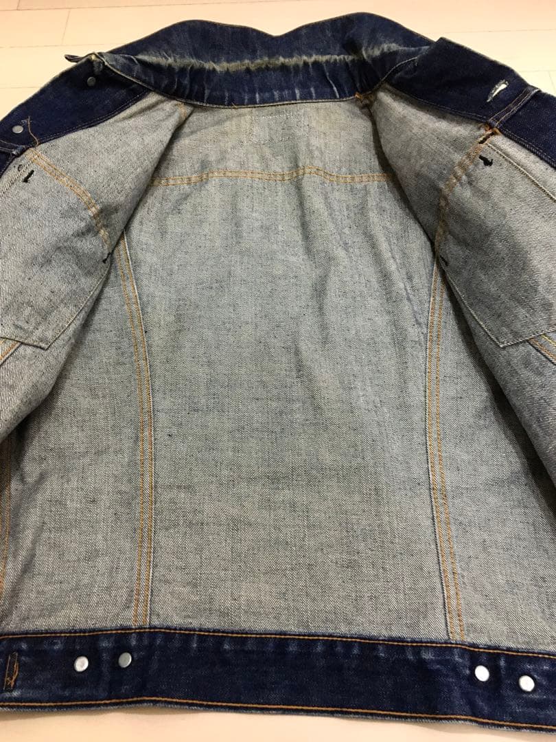 【2.3WASH】真紺 ビッグE 42-40 70505 60年代 リーバイス