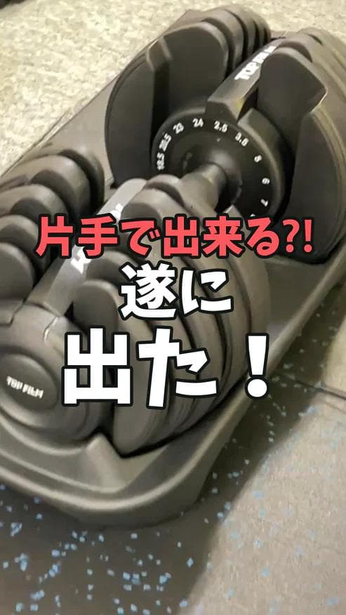 TOP FILM 可変式ダンベル 24kg 15段階調整 専用台付 ×2セット