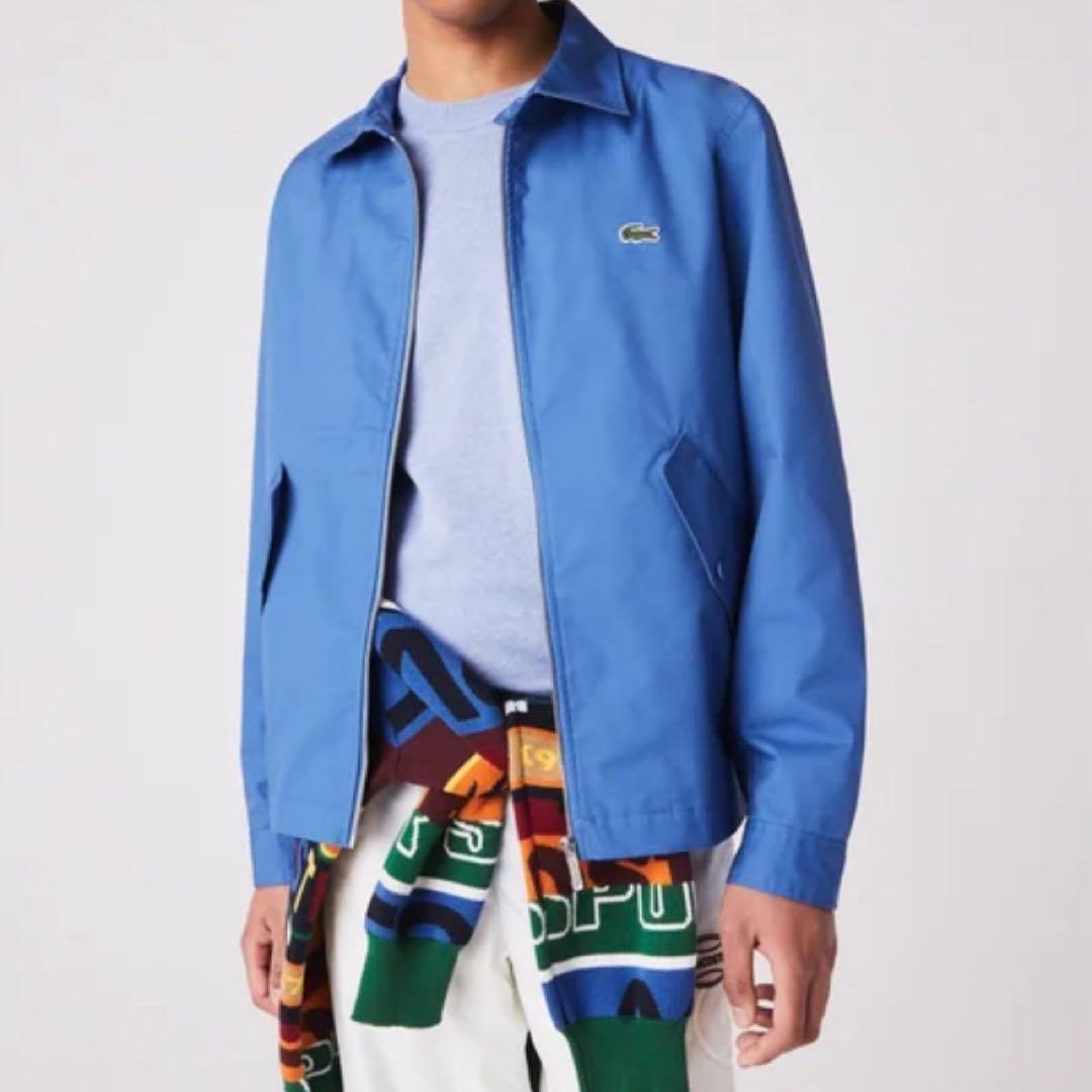 未使用 LACOSTE ラコステ ハリントン ジャケット ブルー