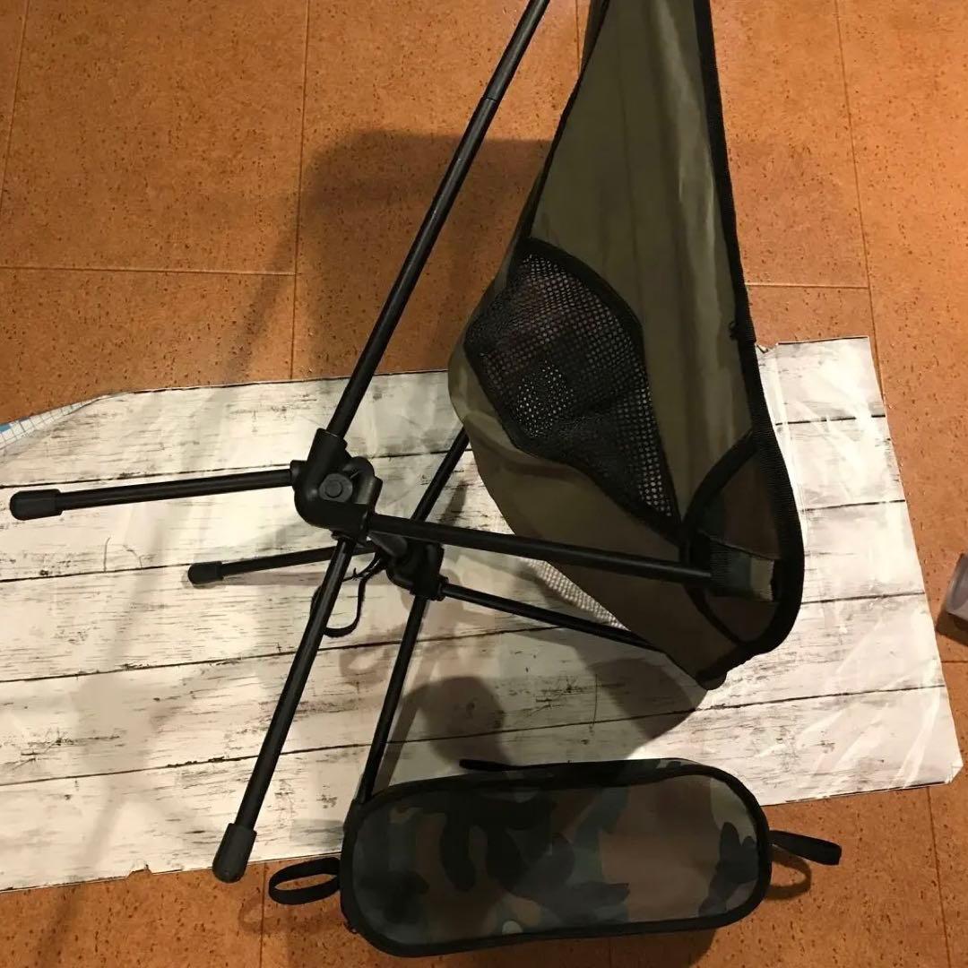 アウトドアチェア⭐️カモフラ⭐️迷彩⭐️ヘリノックスタイプ⭐️美品⭐️