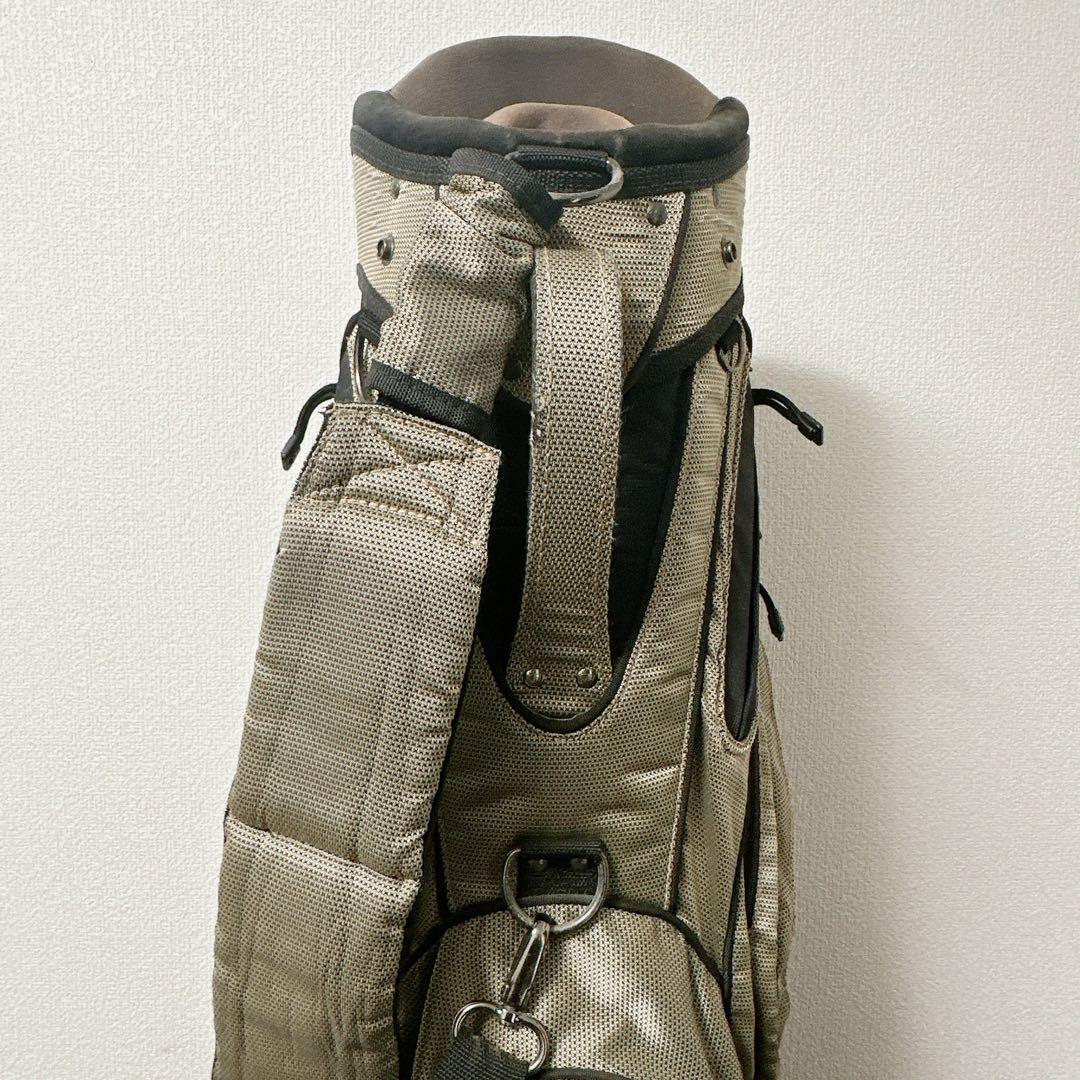 希少 NIKE ナイキ ゴルフバッグ キャディバッグ 6分割 9型相当 カーキ