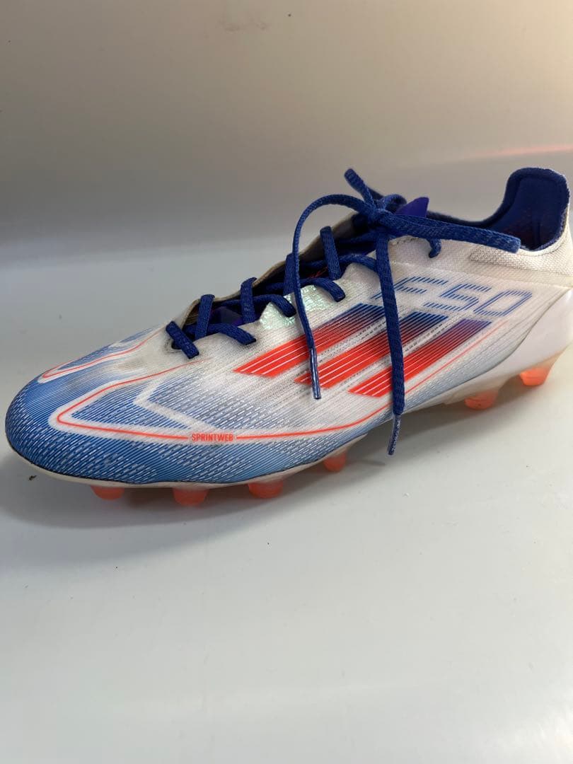 adidas F50 elite HG/AGホワイト/レッド/ブルー