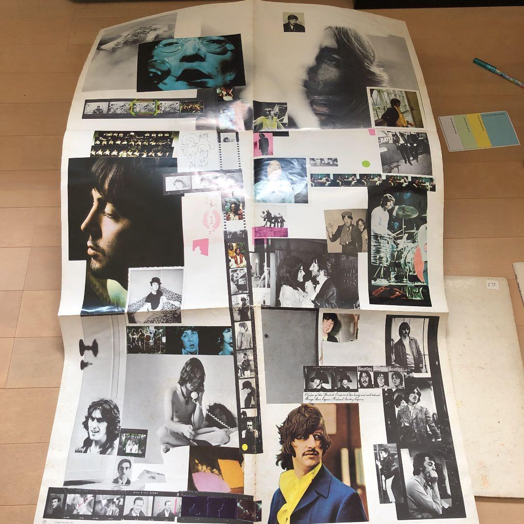Beatles / white album 歌詞&ポスター付　レコード2枚組