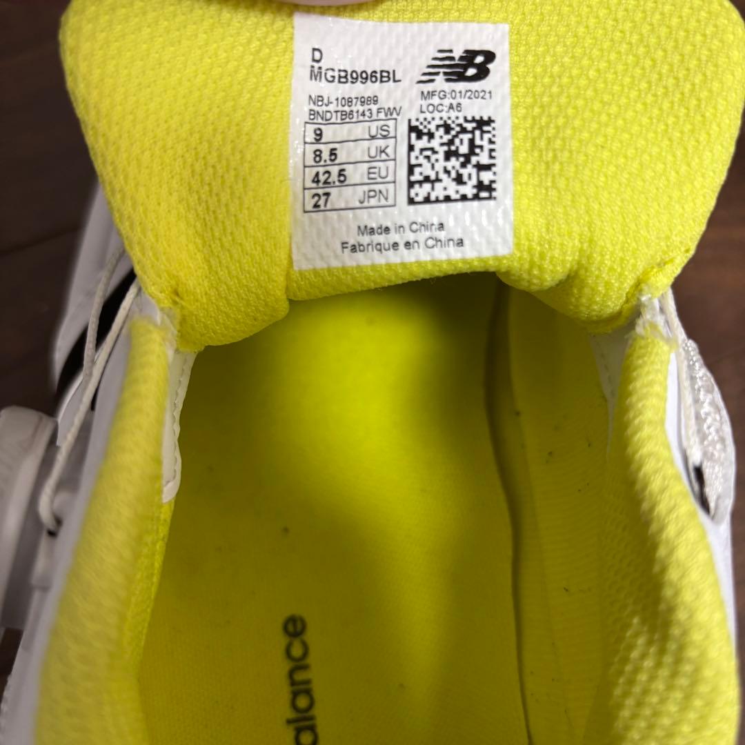 New Balance 996 BOA スパイク　ゴルフシューズ　27.0cm