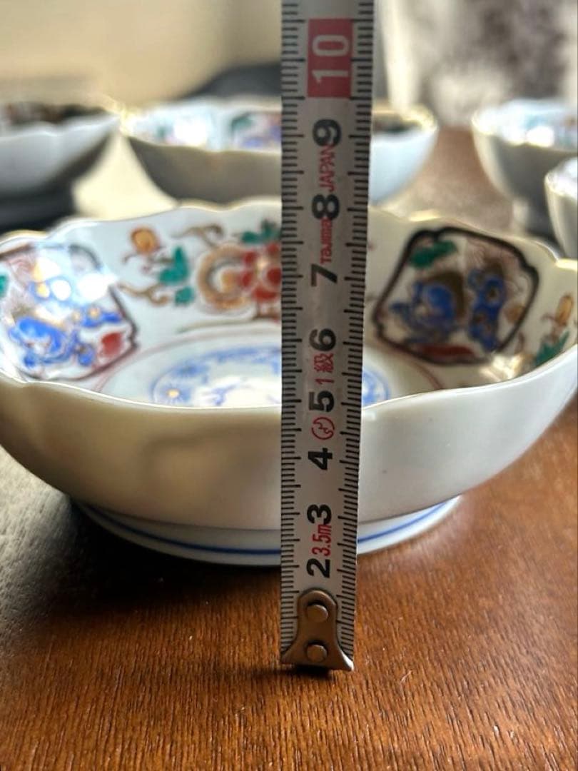 明治　大正　陶磁器　手書き染め
