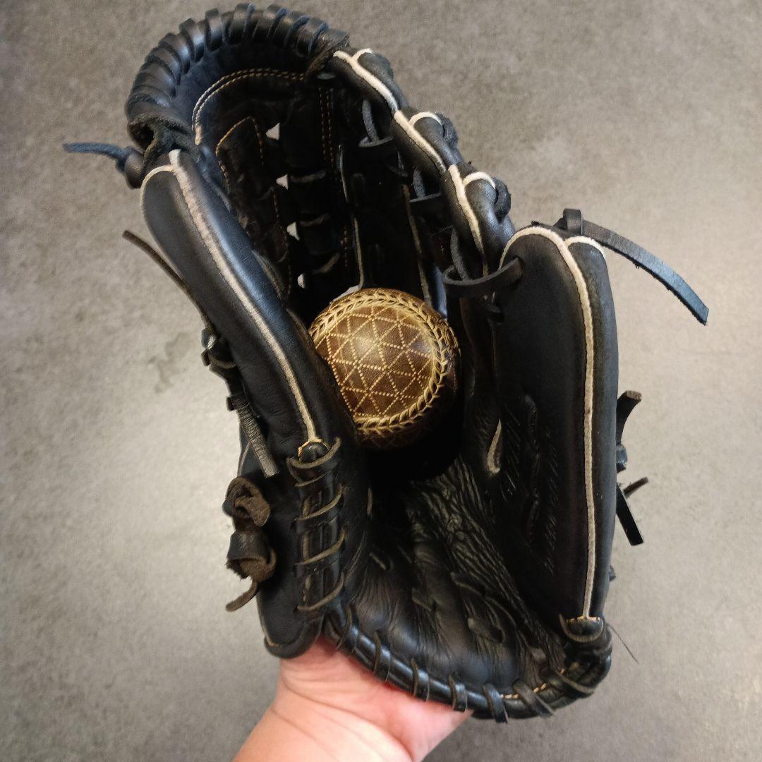 Rawlings 軟式グローブ 黒 大人用　ピッチャー用