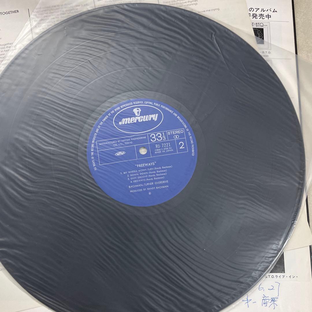 BACHMAN-TURNER OVERDRIVE / FREEWAYS美品LP